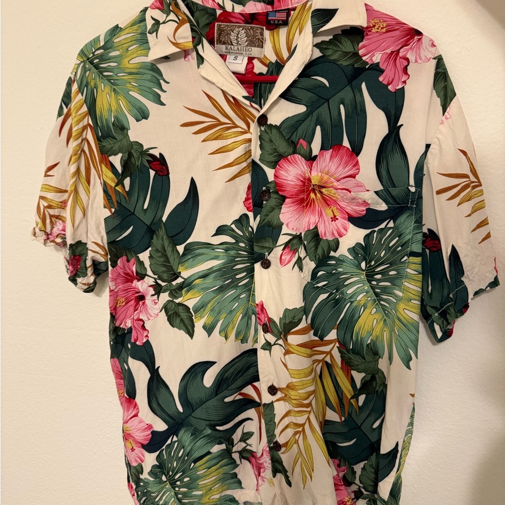 Tropical Floral Men's Shirt